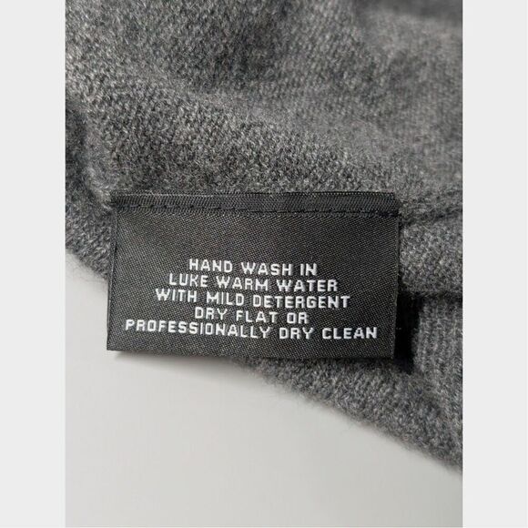 Sutton Studio Cashmere Sweater Womens Large Gray Classic Timeless Minimalist - Picture 9 of 12